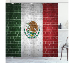 Latina Country Flag Shower Curtain