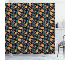 Artwork in Hawaiian Style Shower Curtain