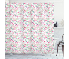 Harmony of the Nature Theme Shower Curtain