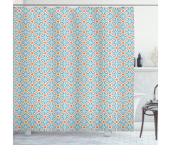 Lattice Moroccan Style Shower Curtain