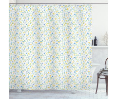 Fresh Spring Meadow Pattern Shower Curtain