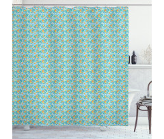 Blossoming Daisy Rural Field Shower Curtain