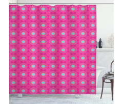 Geometric Shapes Triangles Shower Curtain