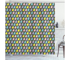 Colorful Pineapples Shower Curtain