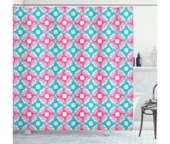 Paintbrush Color Contrast Shower Curtain