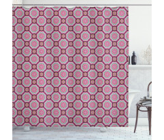 Eastern Pattern Folk Shower Curtain