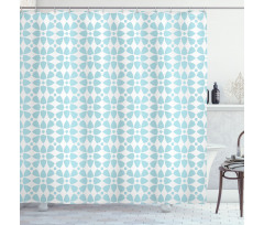 Geometric Trippy Forms Shower Curtain