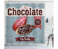 Best Choice Chocolate Retro Shower Curtain