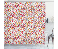 Cloudberry Fresh Fruits Shower Curtain