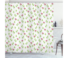 Fruits Foliage Nature Shower Curtain