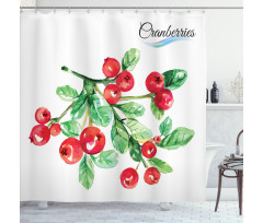 Fresh Botanical Nature Shower Curtain