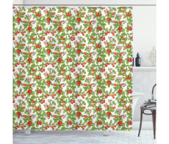 Flowering Plants Garden Shower Curtain