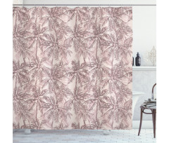 Hawaii Paradise Foliage Shower Curtain