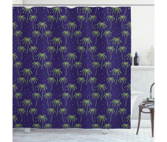 Jungle in Summer Season Shower Curtain