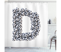 Alphabet Shower Curtain