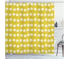 Spring Vibes Flower Pattern Shower Curtain