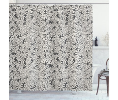 Fictional Chamomile Flower Shower Curtain