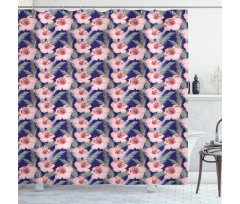 Blooming Flowers Composition Shower Curtain