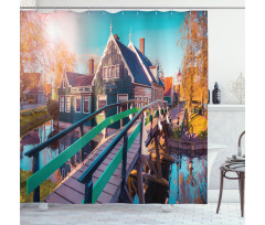 Dutch Village Zaanstad Shower Curtain