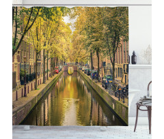 Bridge over Canal Holland Shower Curtain