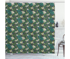 Hawaii Flora Exotic Petals Shower Curtain