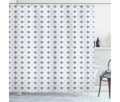 Portuguese Mosaic Tiles Shower Curtain