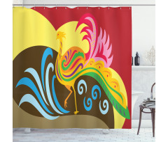 Colorful Abstract Ethnic Shower Curtain