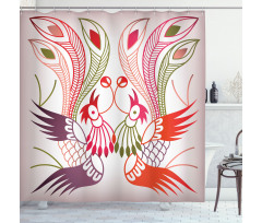 Chinese Traditional Shower Curtain