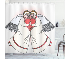 Themed Artwork Shower Curtain