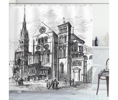 Notre-Dame-en-Vaux Art Shower Curtain