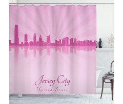 Skyline and Buildings Shower Curtain