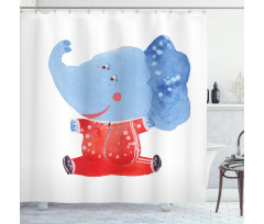 Animal Artwork Shower Curtain