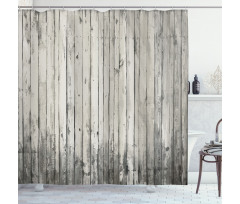 Grunge Art Vertical Planks Shower Curtain