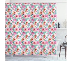 Spring Flora Art Shower Curtain