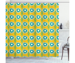 Raining Weather Clouds Art Shower Curtain