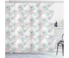 Dotted Spring Backdrop Shower Curtain