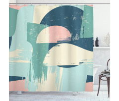 Modern Style Abstraction Shower Curtain