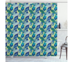 Exotic Rainforest Jungle Shower Curtain