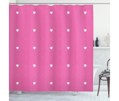 Little Hearts Lover Shower Curtain