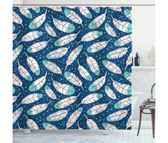 Bohemian Plumage Hippie Shower Curtain