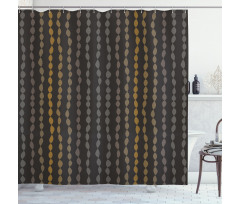 Strings of Beads Pattern Shower Curtain