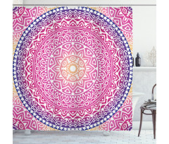 Vibrant Harmony Asian Shower Curtain