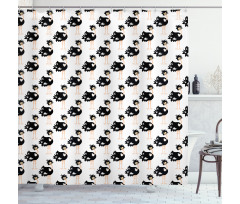 Wild Baby Animal Shower Curtain