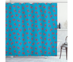 Abstract Spring Shower Curtain