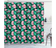 Arrangement of Foliage Shower Curtain