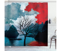 Idyllic Nature Shower Curtain