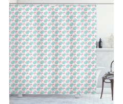 Modern Rectangles Shower Curtain