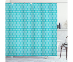 Repeating Boho Motifs Shower Curtain