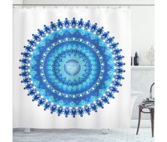 Yoga Chakra Shower Curtain