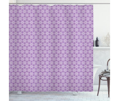 Monochrome Triangular Art Shower Curtain